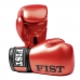 Fist Sparingo bokso pirštinės, naturalios odos, raudonos